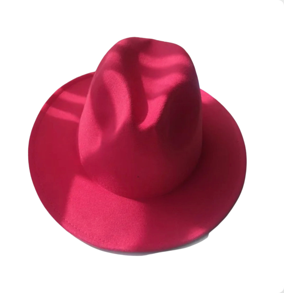 Solid Colored Fedora Hats